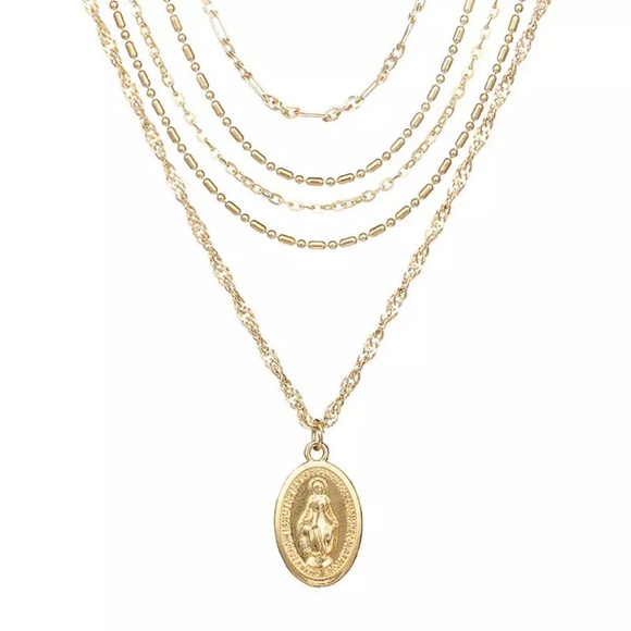 ✨💎 5 Layer Gold Necklace - Picture 4 of 4
